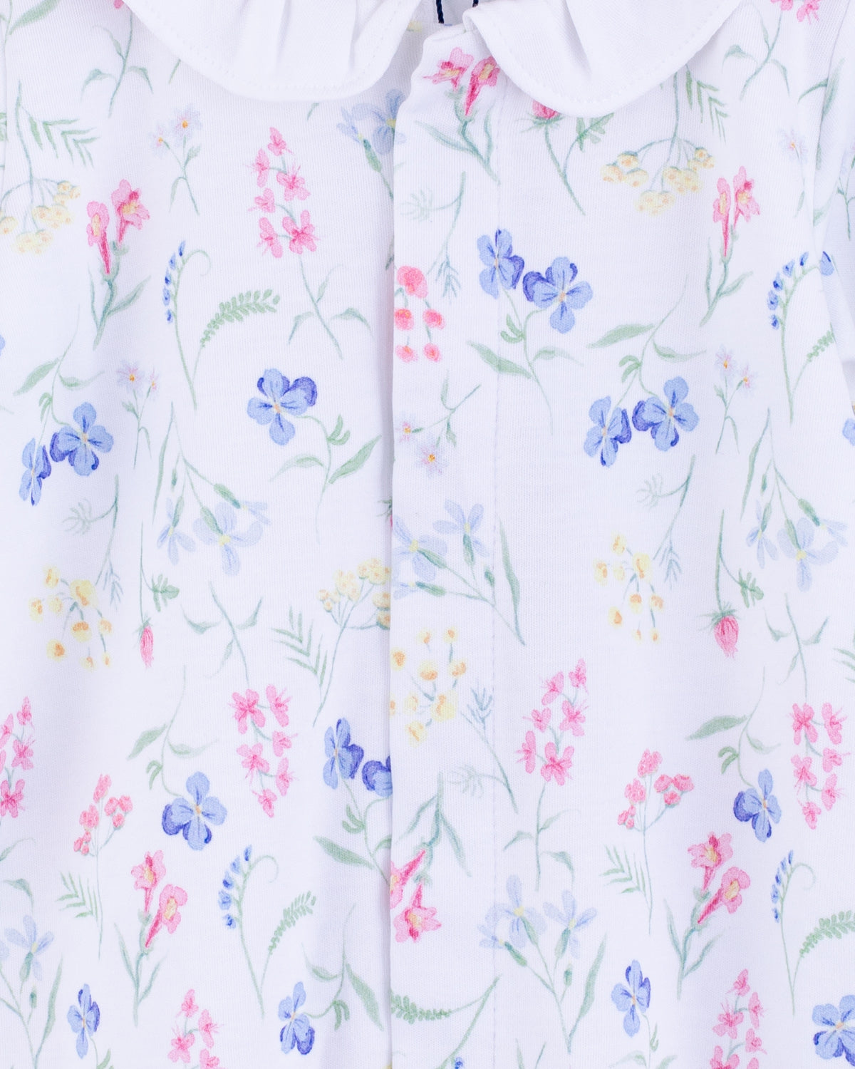 Pima Collar Floral Stretchie